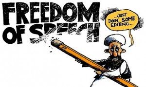 freedom of speech erased